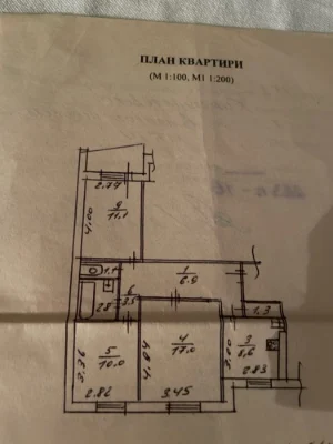 СВОЯ 3-кімнатна чеський проект