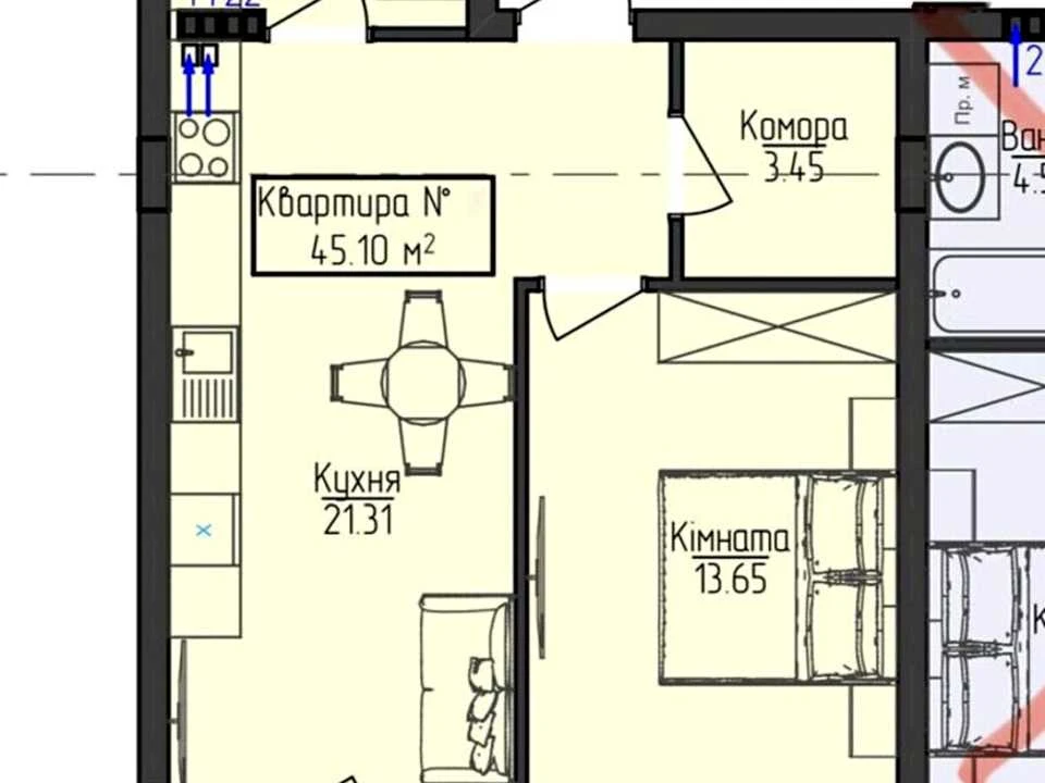 Квартира. Ужгород, Загорська вул.