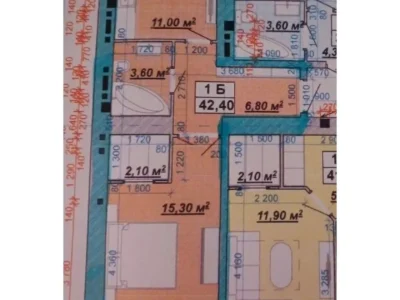Продажа квартиры, 1 комната, 35 м², 12/14 этаж.