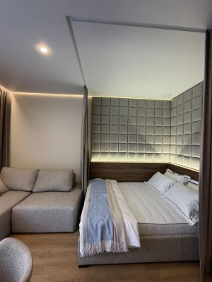 Sale of a studio apartment with renovation.