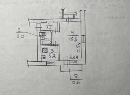 БЕЗ КОМИССИИ!  32.2 м². Продам 1к квартиру под ремонт, ул. А