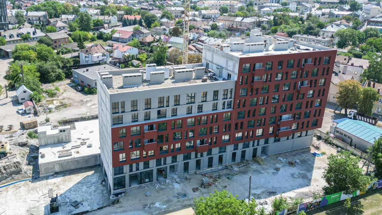 Простора 2-кімнатна квартира 72.91 м² з великою кухнею-вітал