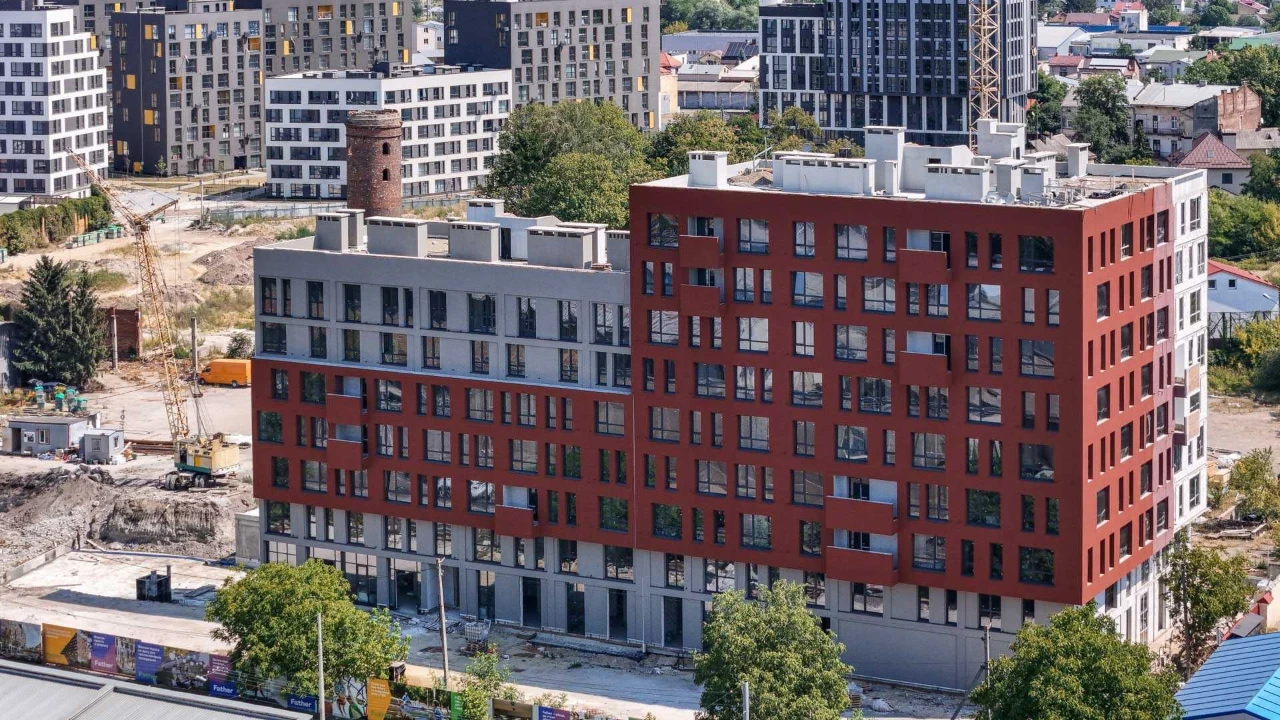 Простора 2-кімнатна квартира 72.91 м² з великою кухнею-вітал