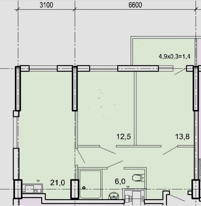 Продам двохкімнатну квартиру в жк Акрополь 3 . Середній фонт