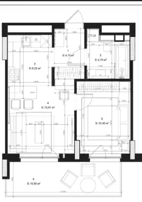 Продаж 1-кімнатної квартири в ЖК Soul Park, вул. Орлика