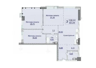 Продаж 3-кімнатної квартири 135м2 в ЖК Новопечерські Липки -