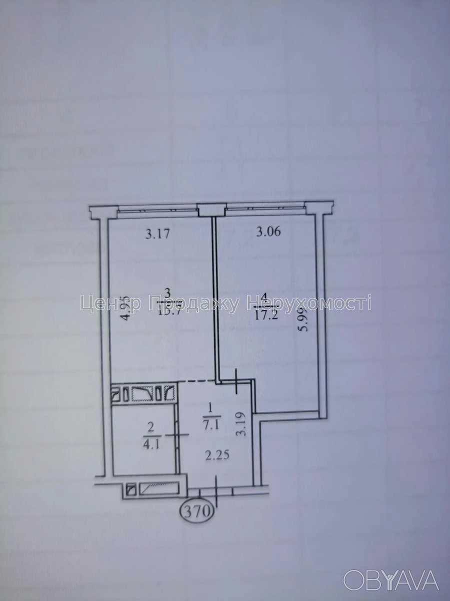 Однокомнатная квартира, 44.1 м².