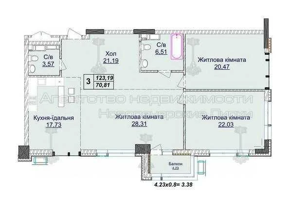 Продаж 3-к квартири 123 м² | ЖК Новопечерські Липки - Андрія