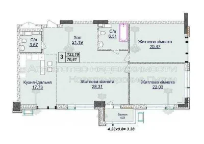Продаж 3-к квартири 123 м² | ЖК Новопечерські Липки - Андрія