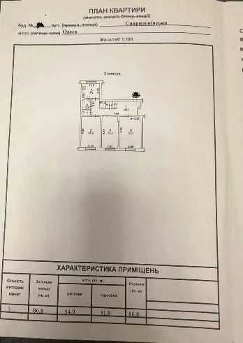 Продам 3 кімнатну квартиру в центрі Одеси / Спиридонівська /