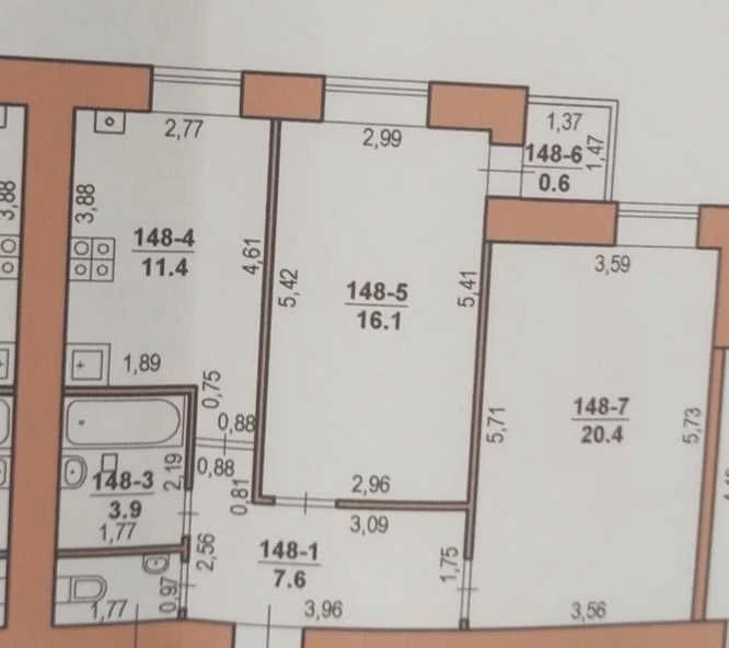 URGENT SALE! For sale, a 2-room apartment in a new building