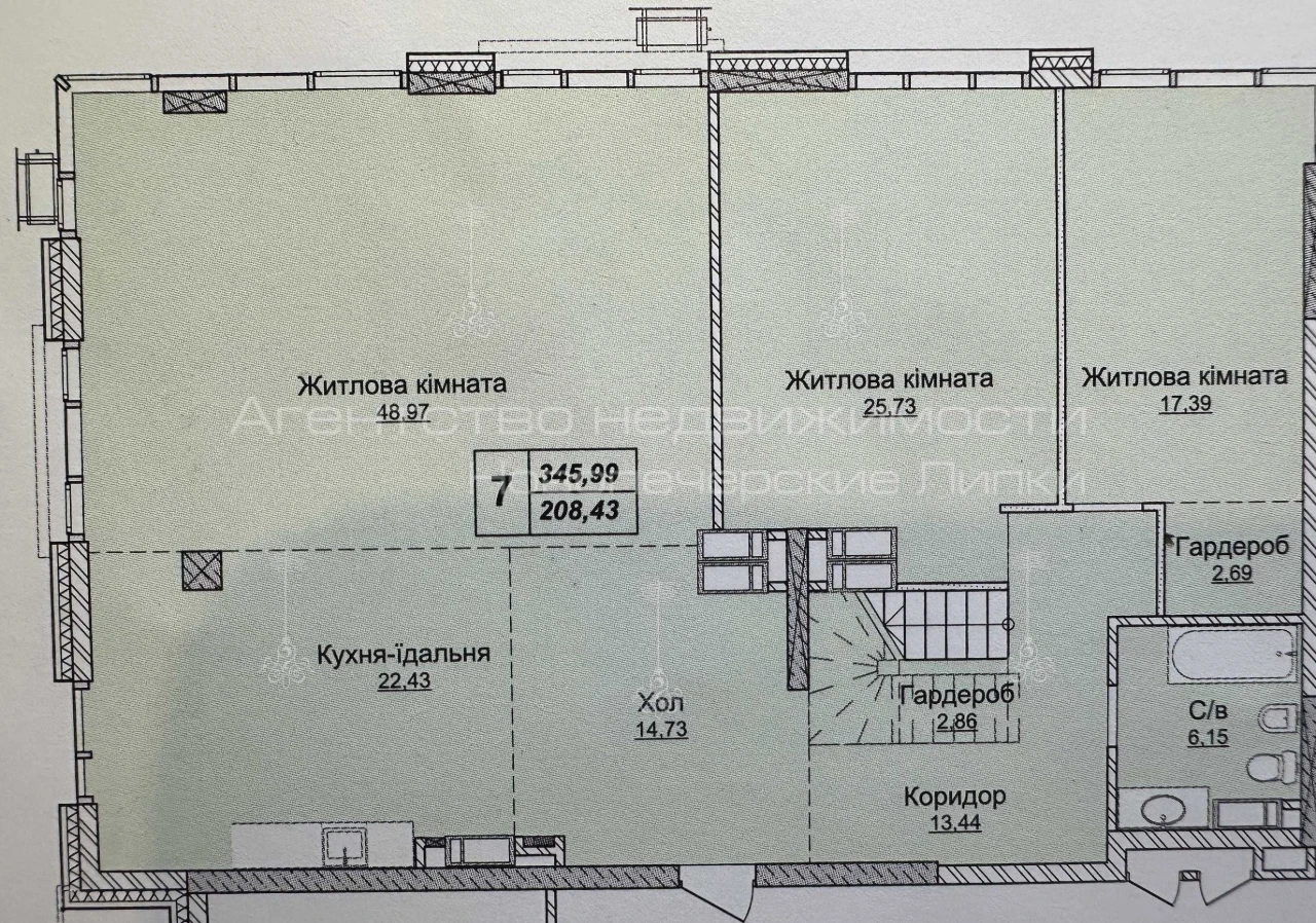 Penthouse 5 rooms, 346 sq.m. in complex "Novopecherski Lipky" - Andriy Verkholyad