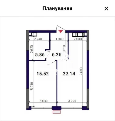 Вид на Дніпро, Лавру! 1к 49,78 м², ЖК Great,м.Осокорки