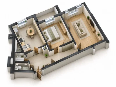 Apartment for Sale: 2-Bedroom, Urlivska 34