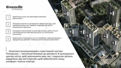 1-комнатная квартира, 43 кв.м