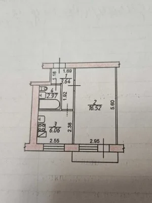 Apartment for Sale - 1 Room - Beginning of Kosmitchnoi Street