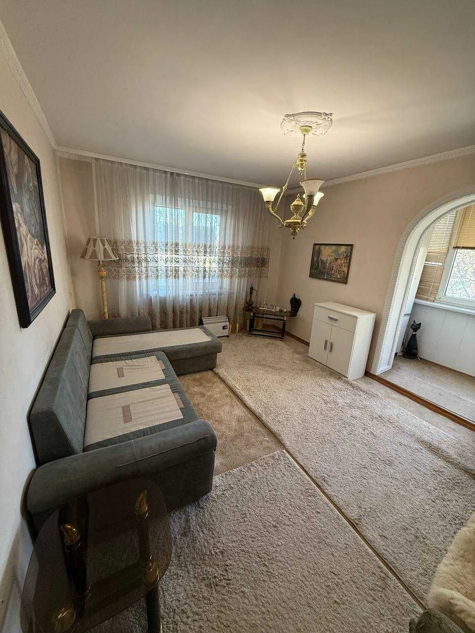 1-room apartment, Lvivske shosse 43, panel building (insulated)