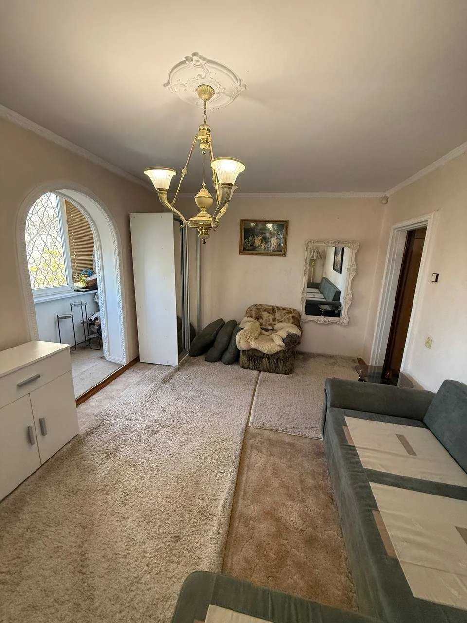 1-room apartment, Lvivske shosse 43, panel building (insulated)