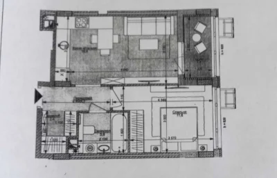 Стеля 3,3 м. Продаж однокімнатної квартири БЕЗ РЕМОНТУ, ЖК Ф