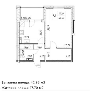 Продажа квартиры в ЖК "Деснянский", дом заселенный