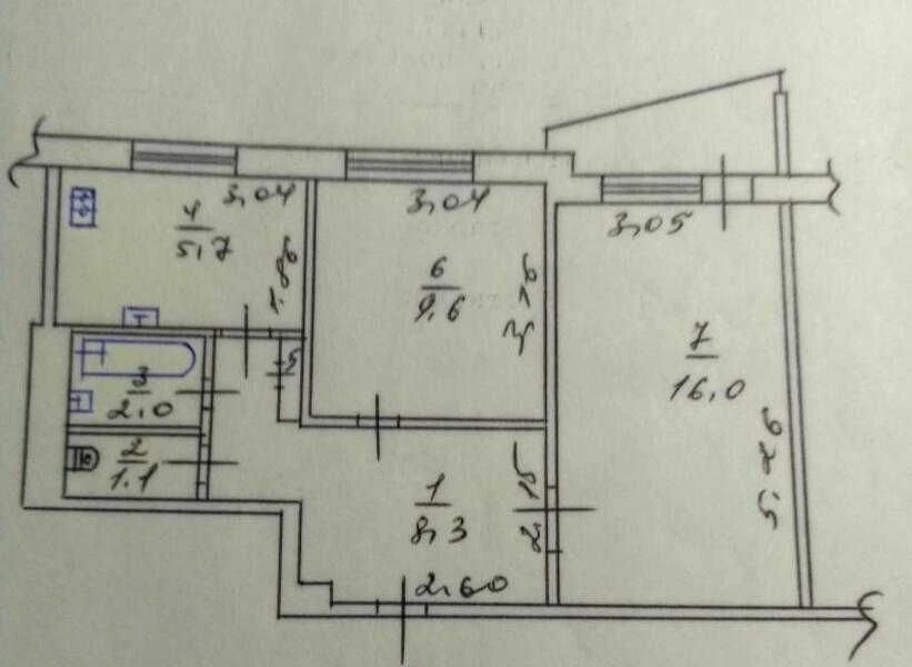 For Sale 2-Room Apartment in New Homes