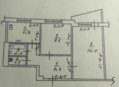 For Sale 2-Room Apartment in New Homes