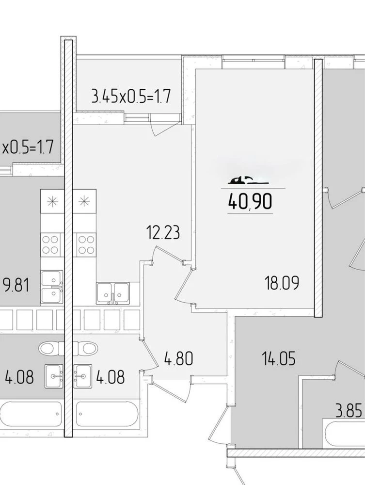 Актуальное предложение Краснова Ипподром Kadorr City Продам