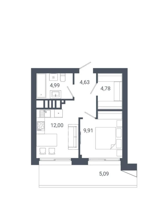 Apartment for Sale in Holosko