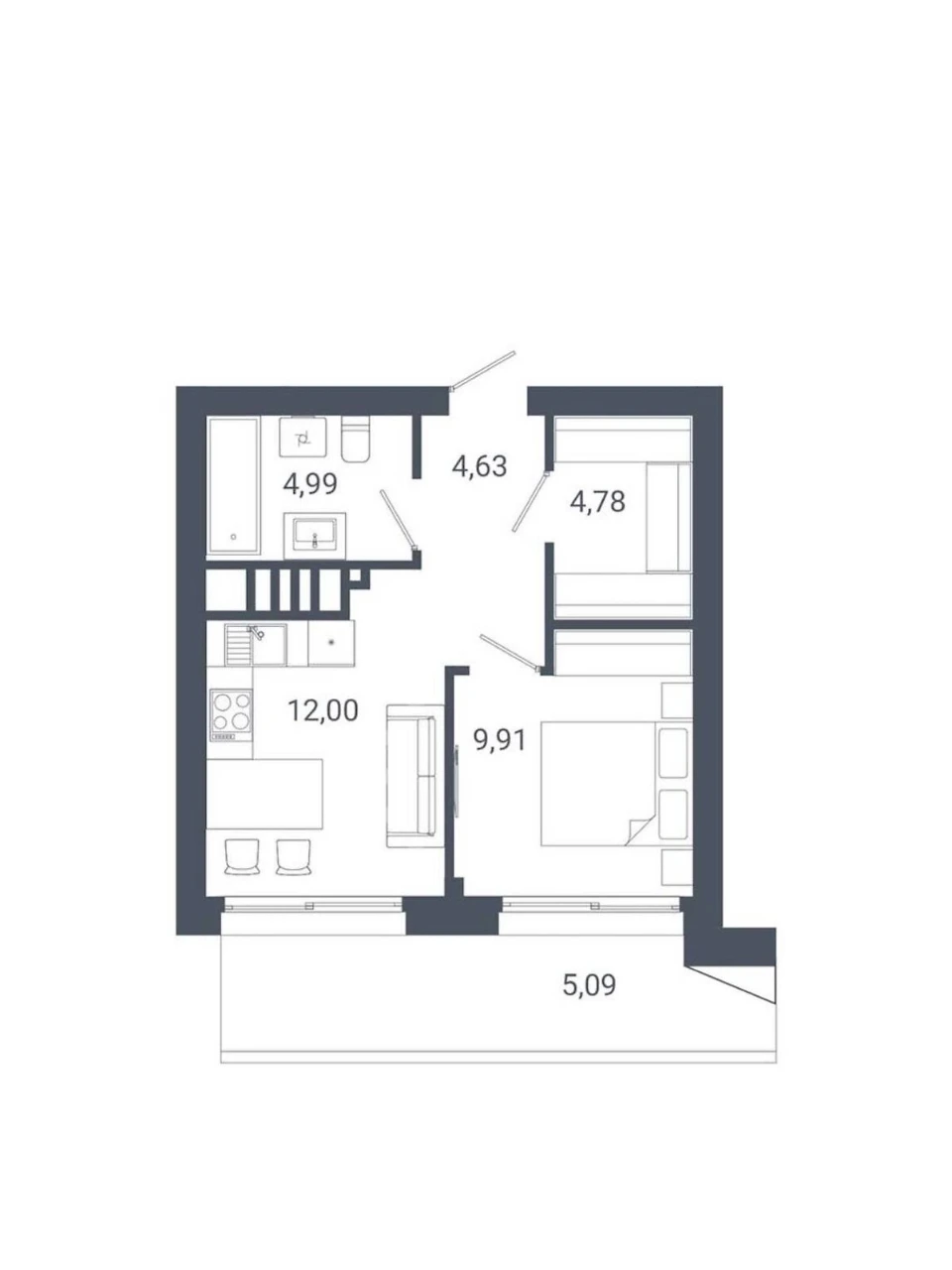 Apartment for Sale in Holosko