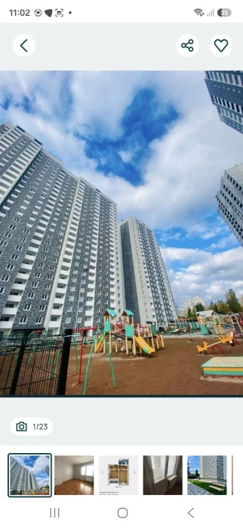 Продажа 2-комнатной квартиры в заселенном доме в ЖК Десня