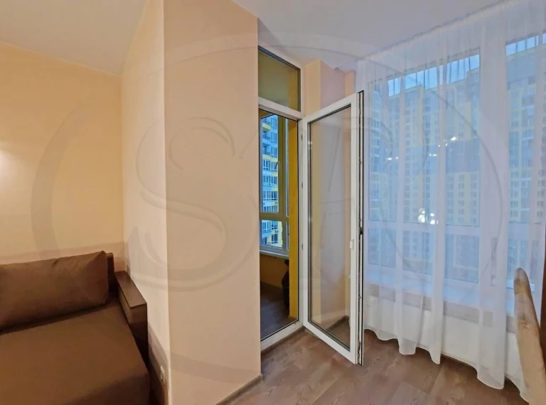 Generator, sheltered area, underground parking. 1-room apartment
