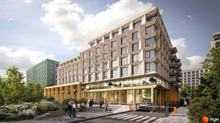 Sale of a 1-bedroom apartment with a terrace in the Nobl residential complex – business class