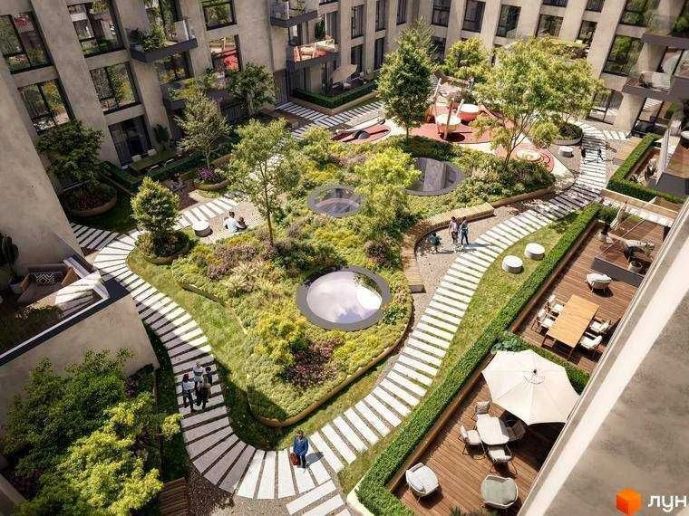 Sale of a 1-bedroom apartment with a terrace in the Nobl residential complex – business class