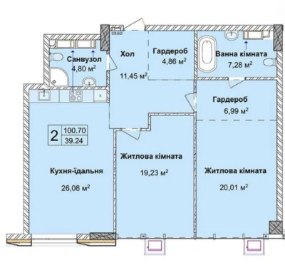 Apartment for Sale, Novopecherski Lipky Residence, Dragomyroh, Verkhovy