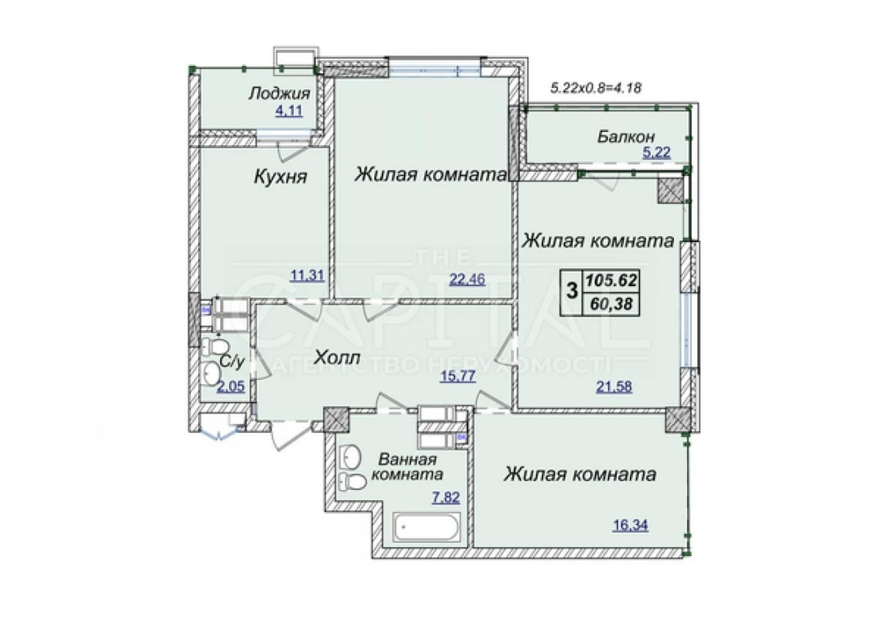 Apartment for Sale, ЖК Новопечерські Липки, Верхогляда, Печерсь