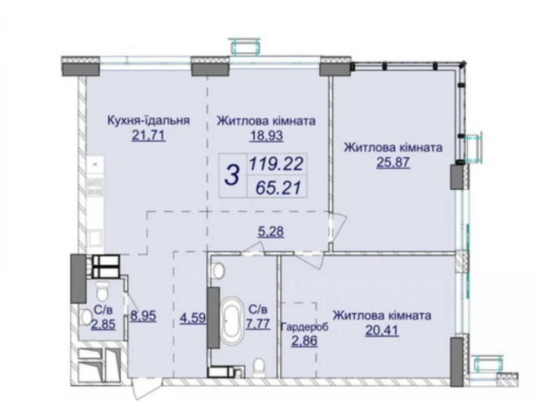 Apartment for Sale, ЖК Новопечерські Липки, Драгомирова, Верхог