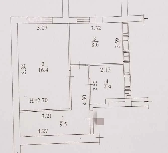 For Sale: 1-Bedroom Apartment in "Raduzhny-2" Residence, New Buildings District