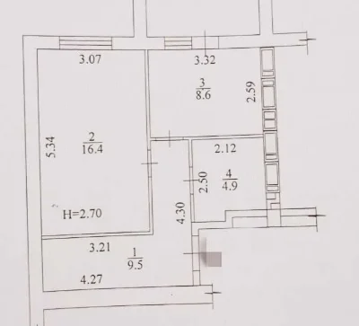 For Sale: 1-Bedroom Apartment in "Raduzhny-2" Residence, New Buildings District