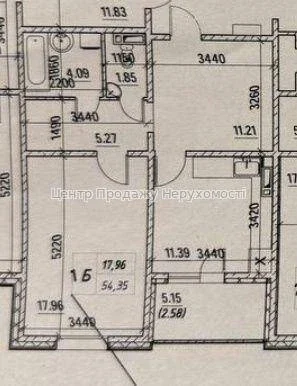 Sale of 1-bedroom apartment 54, 3 sq.m., 19/25 floors, ЖК Desniansky