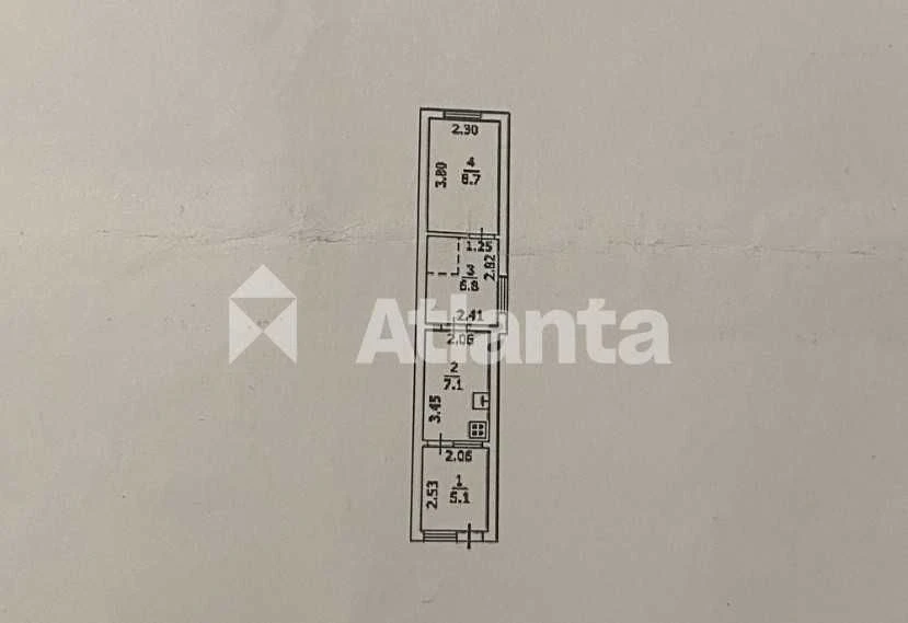 1-комнатная квартира с собственным подвалом в районе Дюковского парка