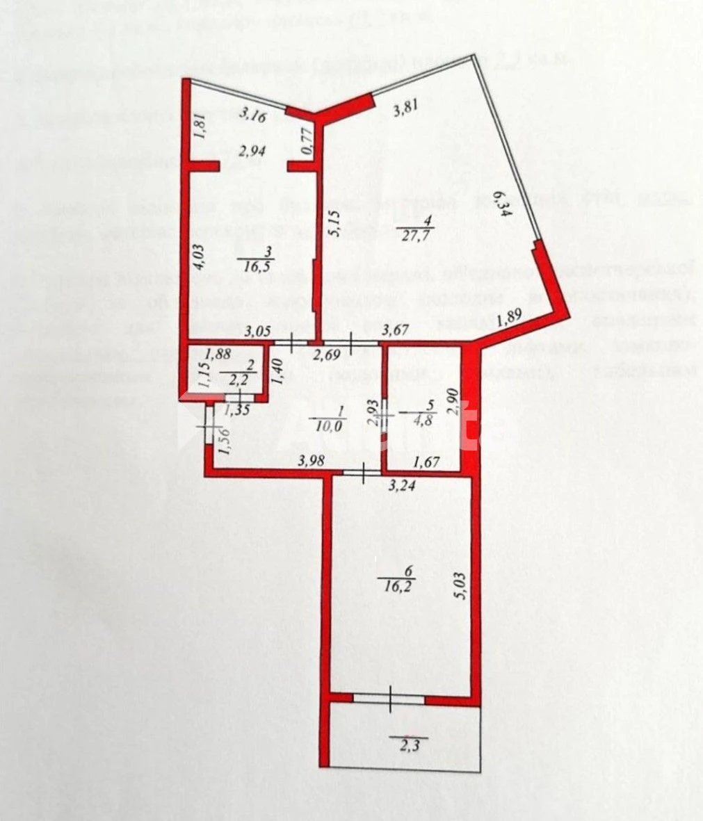 2-room New Building 80 sq m with renovation on Герцена 2в