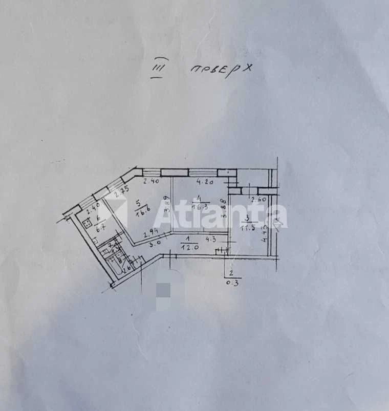 2х спальневая квартира в начале Таирова
