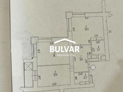 Apartment. Kharkiv, Rymarska St.