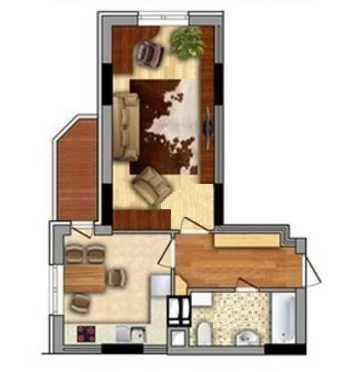 Sale of a spacious 1-bedroom apartment renovated in the "Rodyn" residential complex