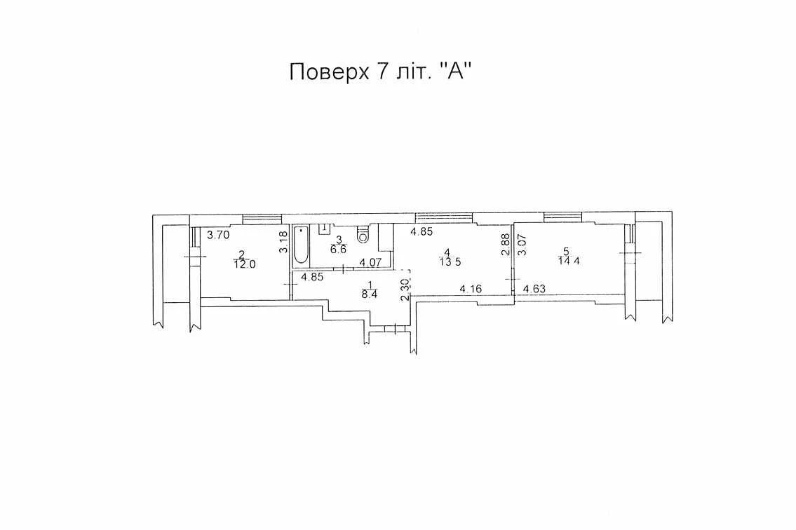 Продается 2-комнатная квартира. ЖК "Ривьера". Метро Славутич