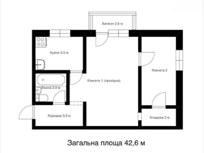 АК 2 Кімнатна квартира Безготівка Держпрограми Русанівка Соц