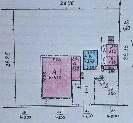 Будинок під ремонт 80 м² на 8 сотках у Матвіївці. Один на вс
