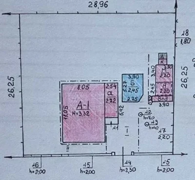 Будинок під ремонт 80 м² на 8 сотках у Матвіївці. Один на вс