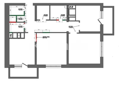 3-комнатная квартира 92 м² в Одессе