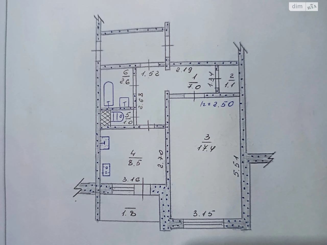 Продается квартира в районе Озерна